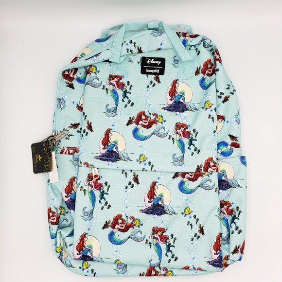 Loungefly x Little Mermaid Ariel Square Backpack - Picture 5 of 7